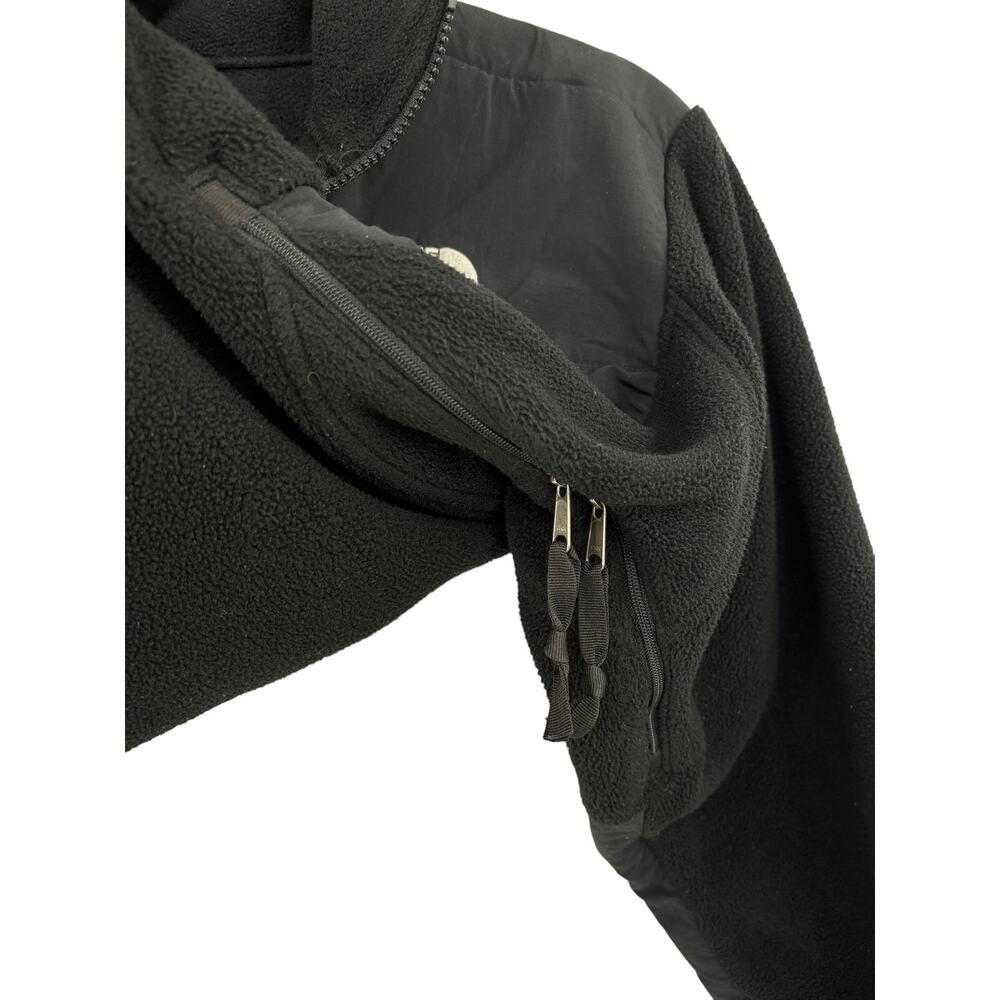 The North Face Jacket Womens Medium Denali Fleece Polartec Black Vintage 90s - Picture 3 of 7